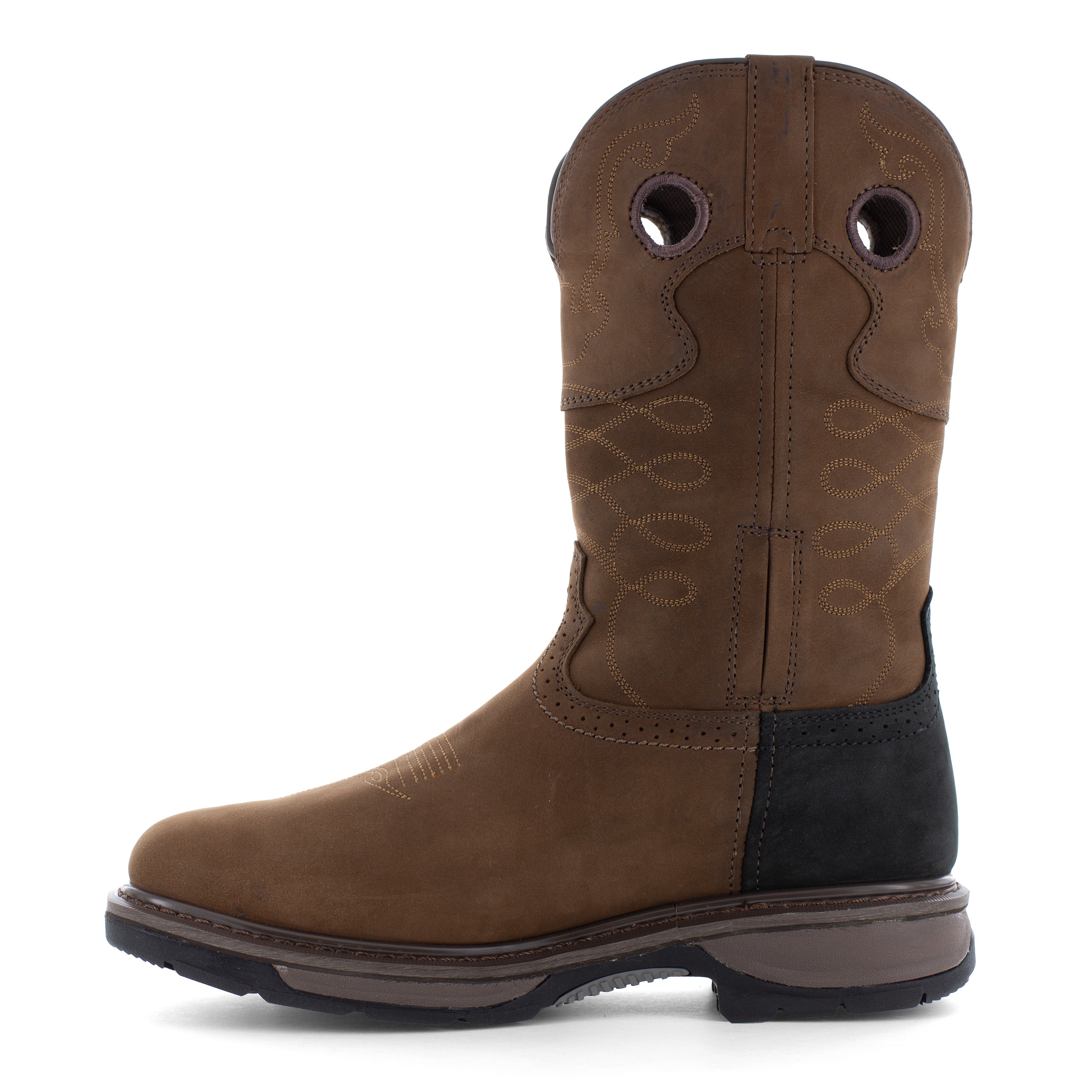 Frye Supply Men's Crafted 10" Steel Toe Western Work Boot - Brown - FR40101 - Overlook Boots