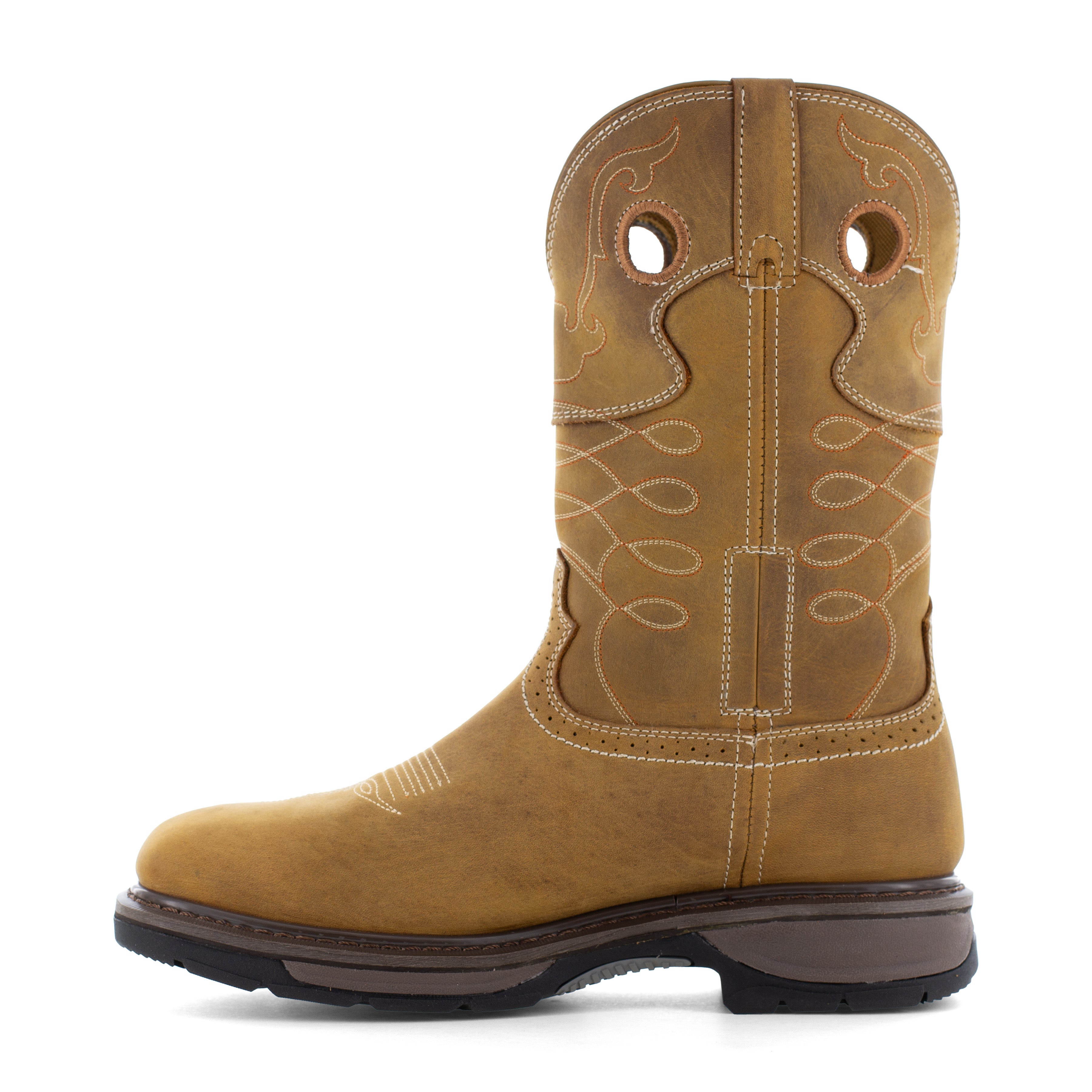 Frye Supply Men's Crafted 10" Steel Toe Waterproof Western Work Boot - Tan - FR40103 - Overlook Boots