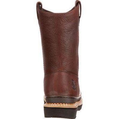 Georgia Men's Giant 11" Wellington Pull On Work Boot -Brown- G4274  - Overlook Boots