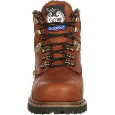 Georgia Men's Hammer 6" Steel Toe MG Work Boot -Brown- G6315  - Overlook Boots