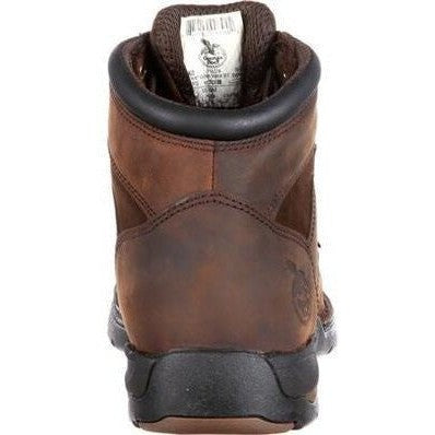 Georgia Men's Athens 6" Steel Toe WP Work Boot - Brown - G7603  - Overlook Boots