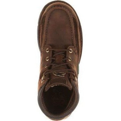 Georgia Men's Athens 6" Steel Toe WP Work Boot - Brown - G7603  - Overlook Boots