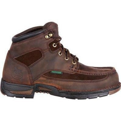 Georgia Men's Athens 6" Steel Toe WP Work Boot - Brown - G7603  - Overlook Boots