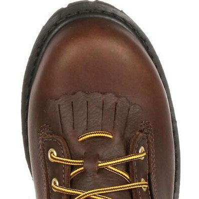 Georgia Men's Lace To Toe 8" Soft Toe WP Work Boot- Chocolate- G8041  - Overlook Boots