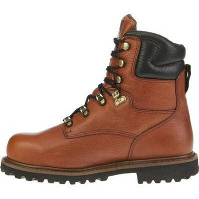 Georgia Men's Hammer 6" ST Internal Metguard Work Boot -Brown- G8315  - Overlook Boots