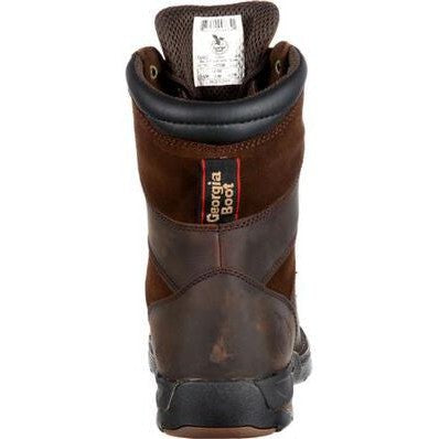 Georgia Men's Athens 8" Soft Toe WP Work Boot - Brown - G9453  - Overlook Boots