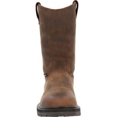 Georgia Men's Suspension 11" WP Wellington Work Boot -Brown- GB00085  - Overlook Boots