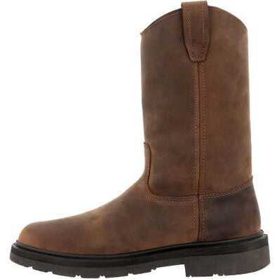 Georgia Men's Suspension 11" WP Wellington Work Boot -Brown- GB00085  - Overlook Boots