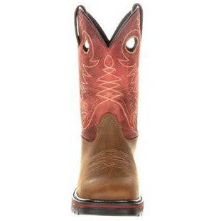 Georgia Men's Carbo Tec 11" Square Toe WP Western Work Boot -Brown- GB00221  - Overlook Boots