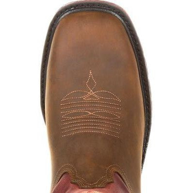 Georgia Men's Carbo Tec 11" Square Toe WP Western Work Boot -Brown- GB00221  - Overlook Boots