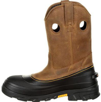 Georgia Men's Muddog 11" CT WP Wellington Work Boot- Gold- GB00243  - Overlook Boots