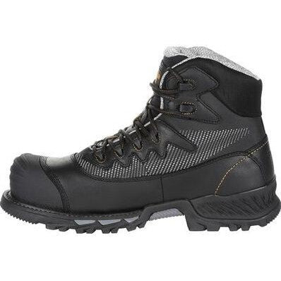 Georgia Men's Rumbler 6" Comp Toe WP Hiker Work Boot- Black- GB00311  - Overlook Boots