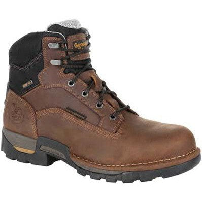 Georgia Men's Eagle One 6" Soft Toe WP Work Boot - Brown - GB00312 8 / Medium / Brown - Overlook Boots