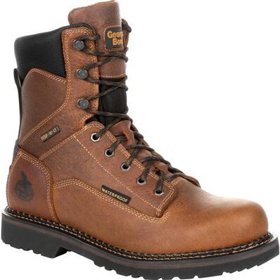 Georgia Men's Giant Revamp 8" Waterproof Work Boot -Brown- GB00318  - Overlook Boots