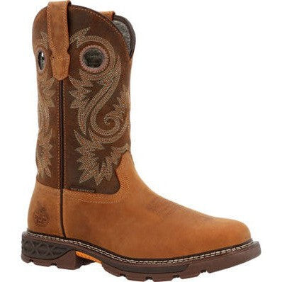 Georgia Men's Carbo-Tec FLX 11" Alloy Toe WP Work Boot- Brown- GB00621 7 / Medium / Brown - Overlook Boots