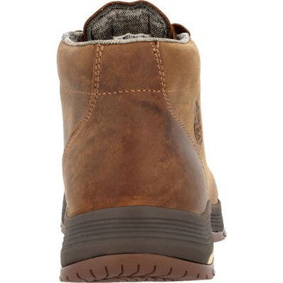 Georgia Men's Athens Superlyte 5" WP Wallabe Work Boot -Brown- GB00646  - Overlook Boots