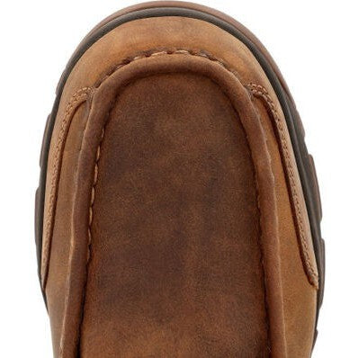 Georgia Men's Athens Superlyte 5" Alloy Toe WP Wallabee Boot- Brown- GB00647  - Overlook Boots