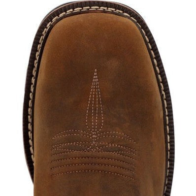 Georgia Men's Carbo Tec FLX 11" Soft Toe WP Pull On Work Boot- Brown- GB00649  - Overlook Boots