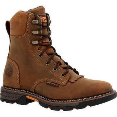 Georgia Men's Carbo Tec FLX 8" Alloy Toe WP Lacer Work Boot -Brown- GB00650 7 / Medium / Brown - Overlook Boots