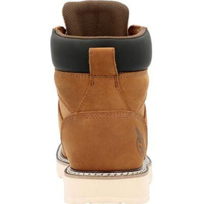 Georgia Men's Core 37 6" Soft Toe WP Slip Resist Wedge Work Boot -Brown- GB00665  - Overlook Boots