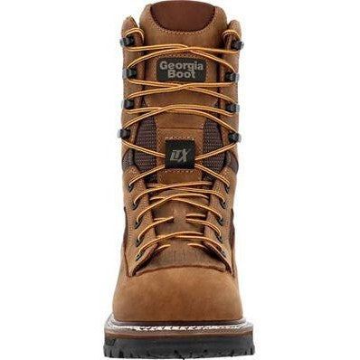 Georgia Men's LTX Logger 9" Soft Toe WP Work Boot- Brown- GB00668  - Overlook Boots