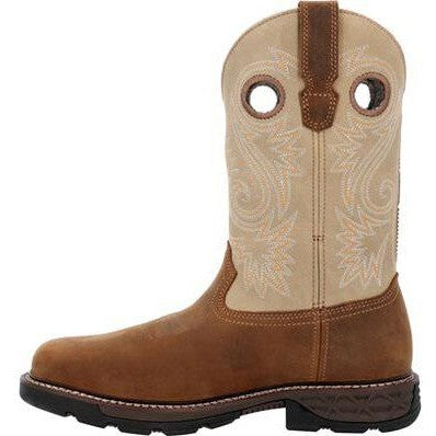 Georgia Men's Carbo Tec FLX 11" Alloy Toe Western Work Boot -Brown- GB00670  - Overlook Boots