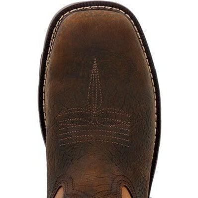 Georgia Men's Carbo Tec FLX 11" Soft Toe WP Western Work Boot- Brown- GB00671  - Overlook Boots