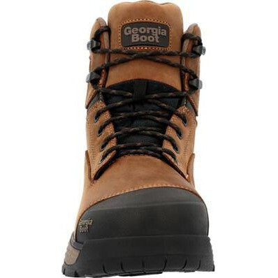 Georgia Men's Durablend Edge 6" Alloy Toe WP Work Boot -Brown- GB00679  - Overlook Boots