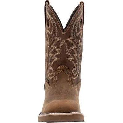 Georgia Men's Core 37 11" Steel Toe WP Western Work Boot- Brown- GB00692 - Overlook Boots