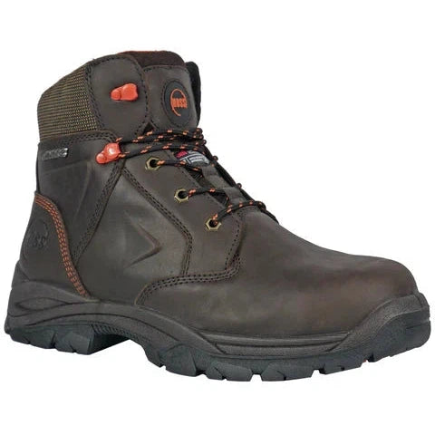 Hoss Men's Hudson Composite Toe Waterproof Puncture Resist Work Boot - Brown 60466 7 / Medium / Brown - Overlook Boots