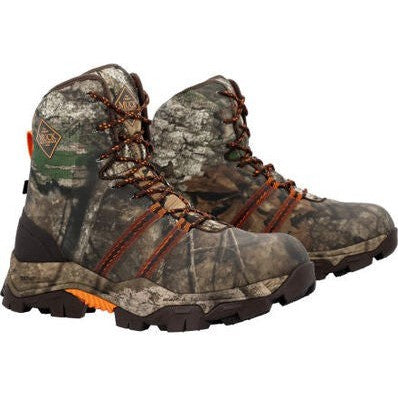 Muck Men's Alpha Pursuit 8" WP Ankle Work Boot -Realtree APX- MAPMAPX  - Overlook Boots