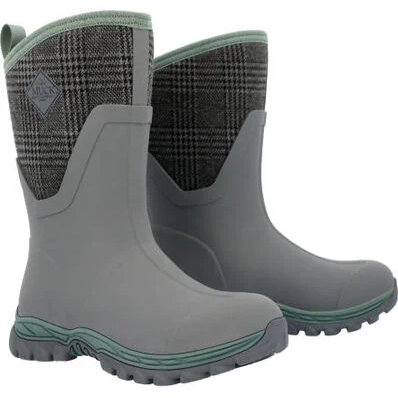 Muck Women's Arctic Sport II WP Mid Work Boot -Gray- MASMW15  - Overlook Boots