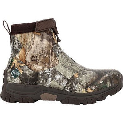 Muck Men's Realtree Edge WP Apex Mid Zip Ankle Boot -Realtree- MAXZMEG 7 / Medium / Realtree Edge - Overlook Boots