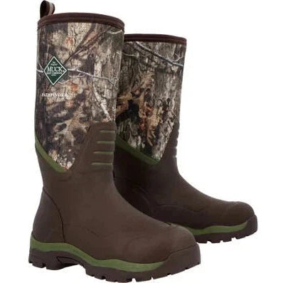 Muck Men's Pathfinder 15" Soft Toe WP Tall Work Boot- Mossy Oak- MPFMDNA  - Overlook Boots