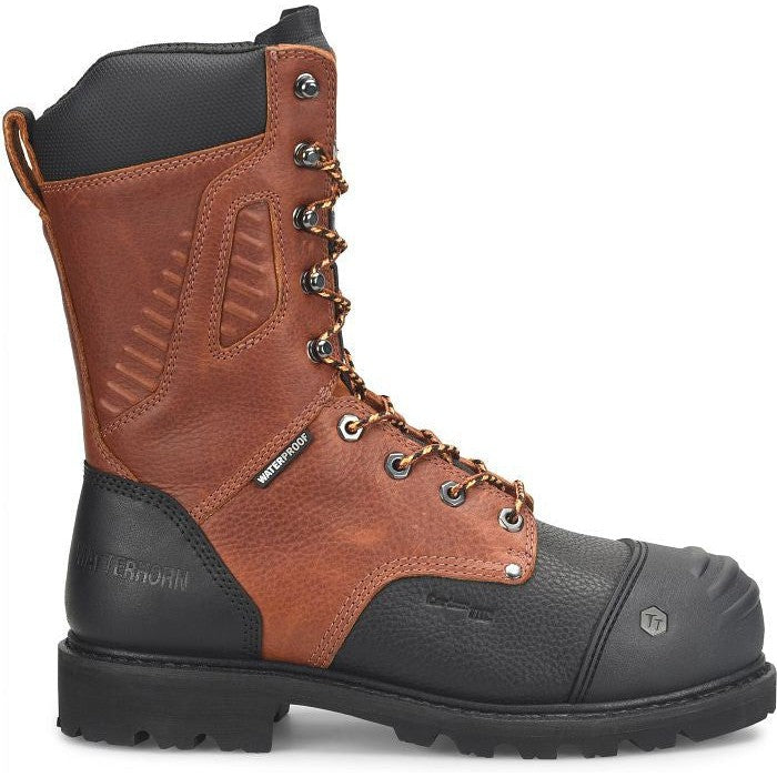 Matterhorn Men's Nickel 12" Comp Toe WP Met Guard Work Boot -Brown- MT2575  - Overlook Boots