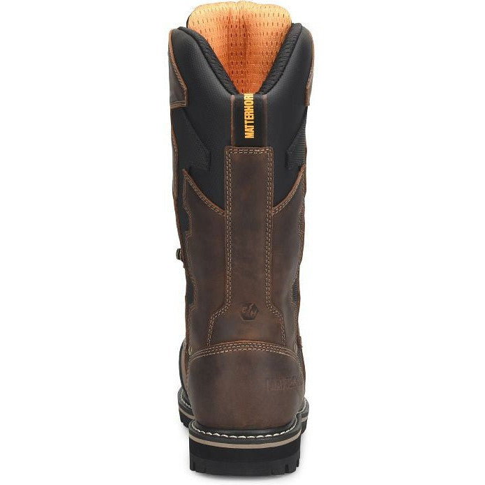 Matterhorn Men's Beam 12" Comp Toe WP Met Guard Work Boot -Brown- MT2549  - Overlook Boots