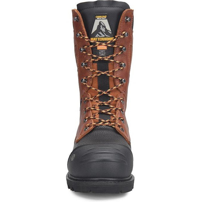 Matterhorn Men's Nickel 12" Comp Toe WP Met Guard Work Boot -Brown- MT2575  - Overlook Boots