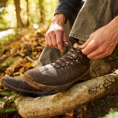 Muck Men's Outscape Max WP Lace Up Hiker Work Boot -Mossy Oak MTLMDNA  - Overlook Boots