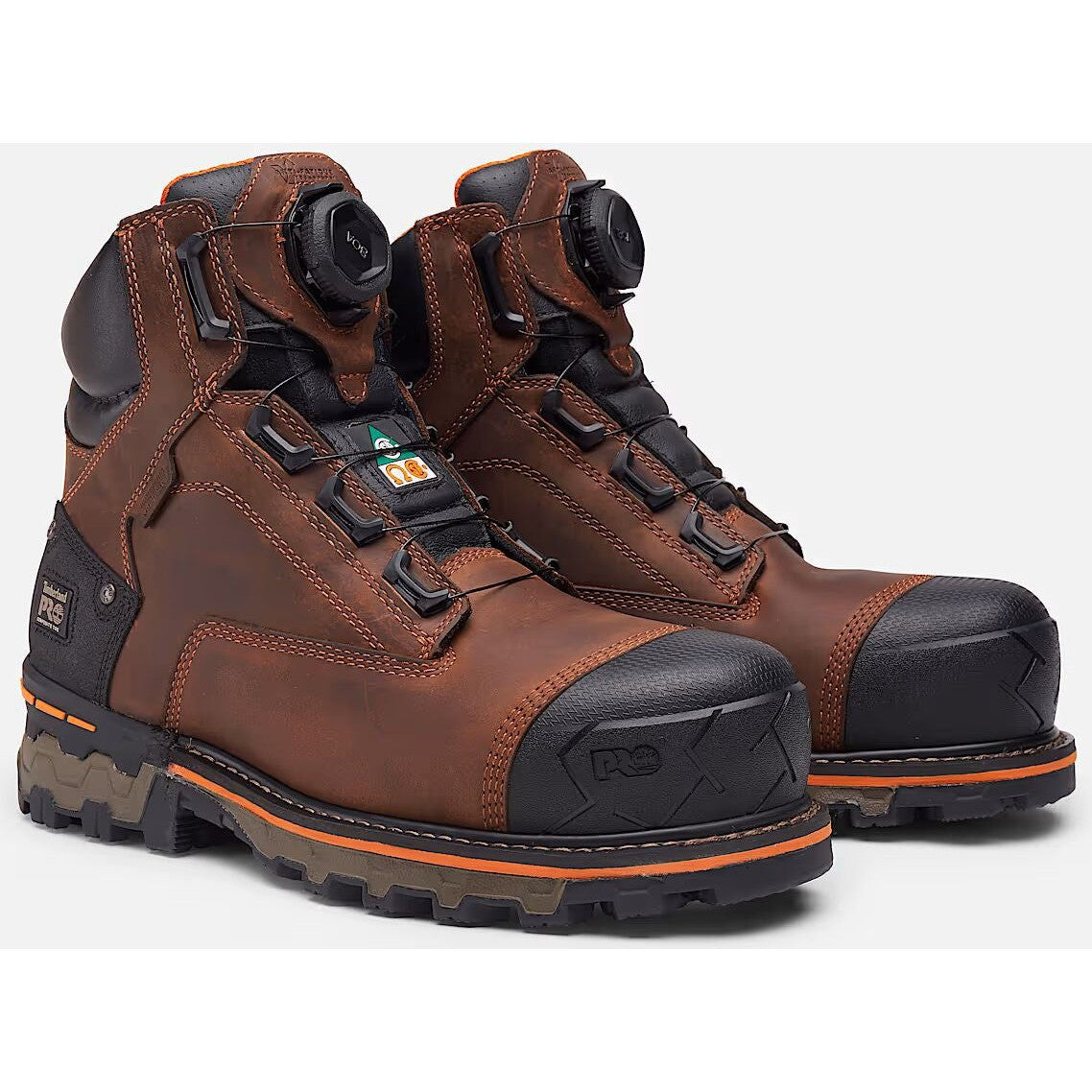 Timberland Pro Men's BOA Boondock 6" Comp Toe WP Work Boot-Brown - TB0A66KYEM4 - Overlook Boots