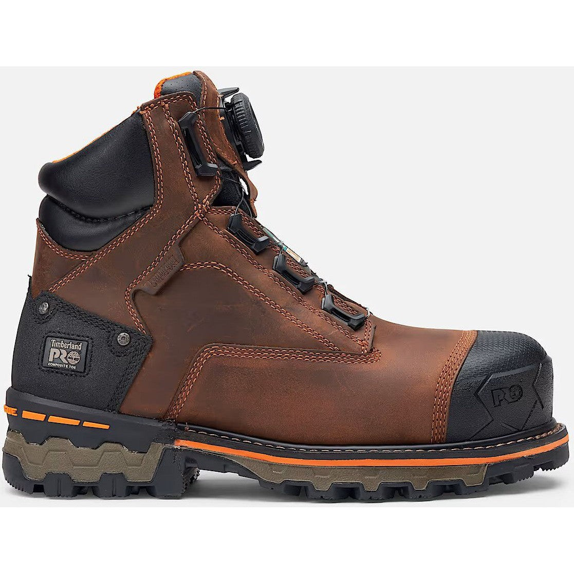 Timberland Pro Men's BOA Boondock 6" Comp Toe WP Work Boot-Brown - TB0A66KYEM4 7 / Medium / Brown - Overlook Boots