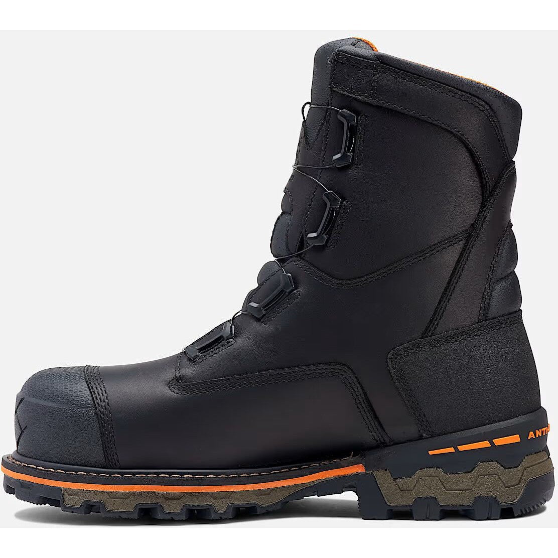 Timberland Pro Men's BOA Boondock 8" Composite Toe WP Work Boot- Black- TB0A67B3W02 - Overlook Boots