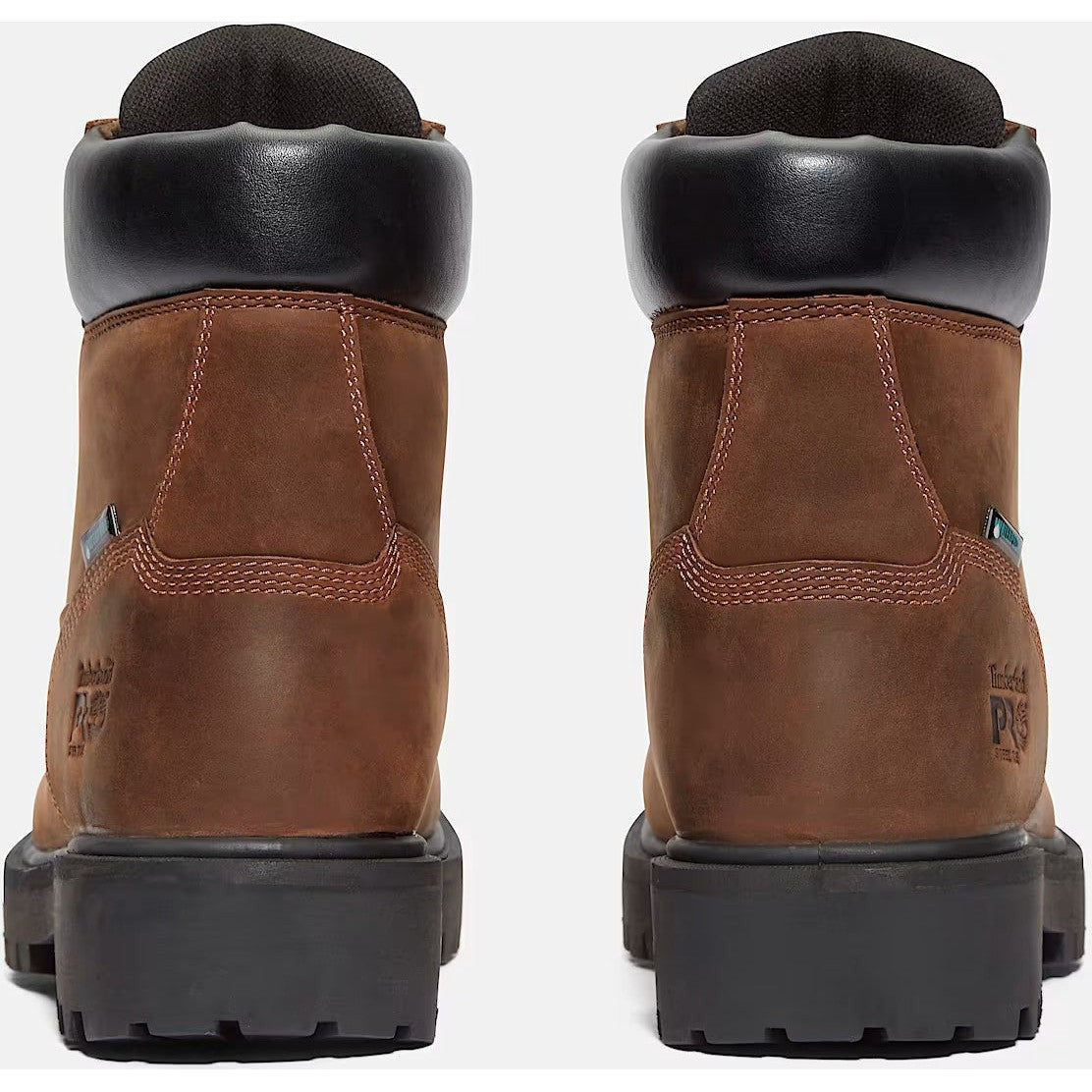 Timberland Pro Men's Direct Attach 6" Soft Toe WP Work Boot- Brown- TB138020242 - Overlook Boots