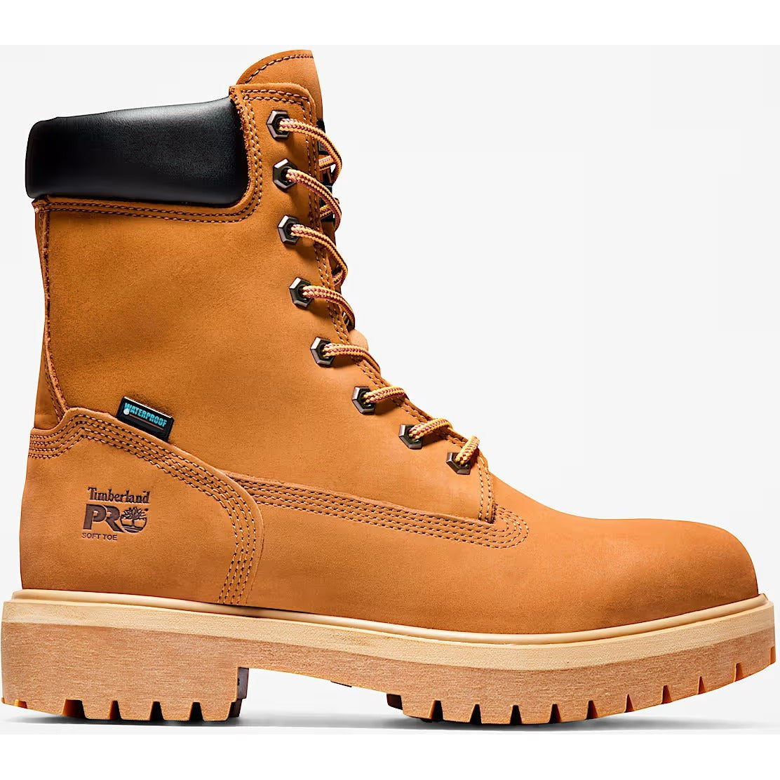 Timberland Pro Men's Direct Attach 8" Soft Toe WP Work Boot- Wheat- TB126011713 7 / Medium / Wheat - Overlook Boots