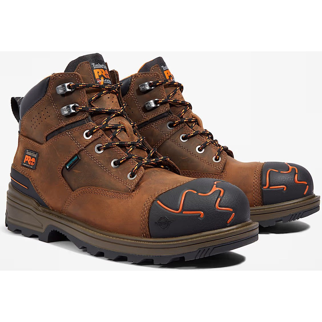 Timberland Pro Men's Magnitude 6" Comp Toe WP Work Boot- Brown- TB1A42ZY214 - Overlook Boots