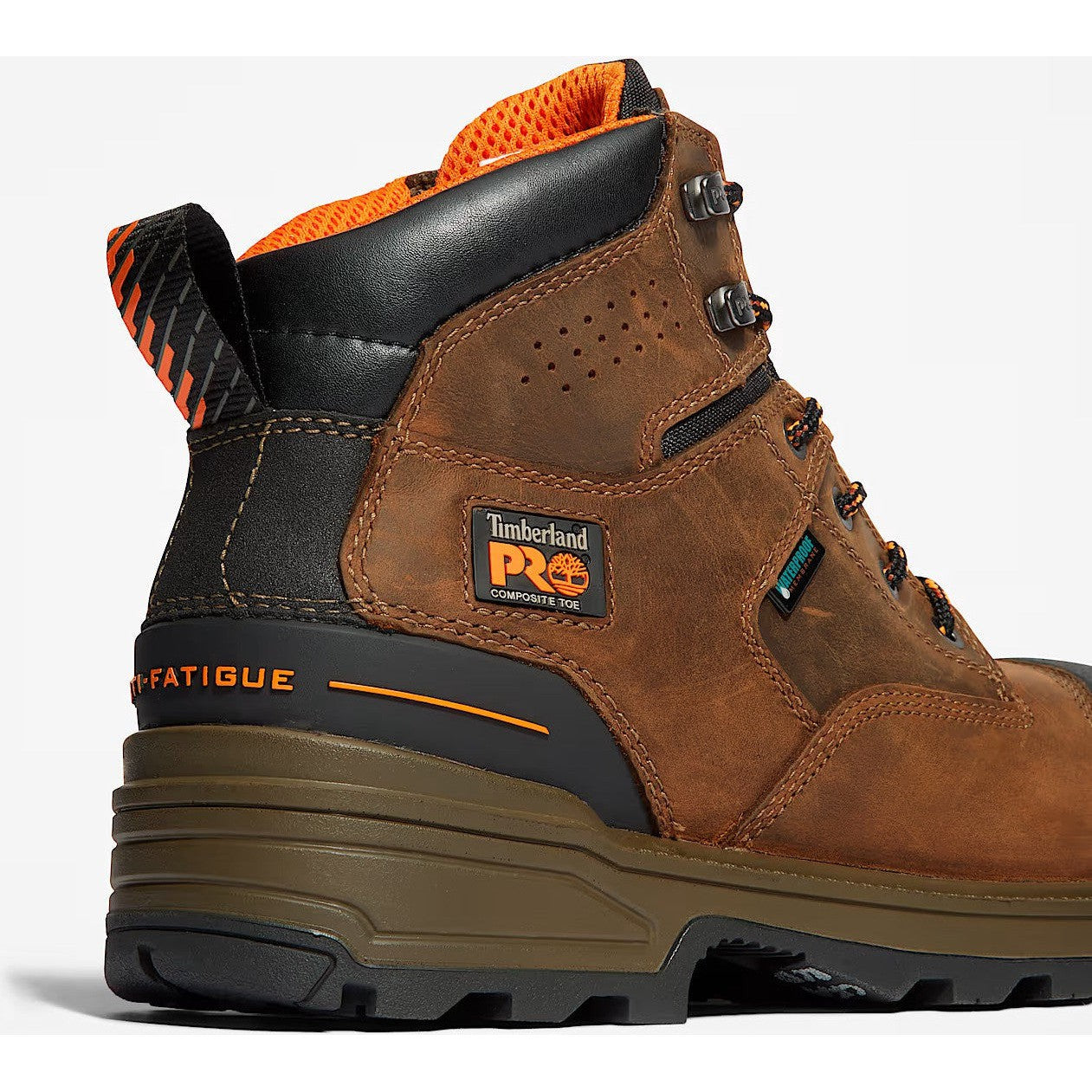 Timberland Pro Men's Magnitude 6" Comp Toe WP Work Boot- Brown- TB1A42ZY214 - Overlook Boots