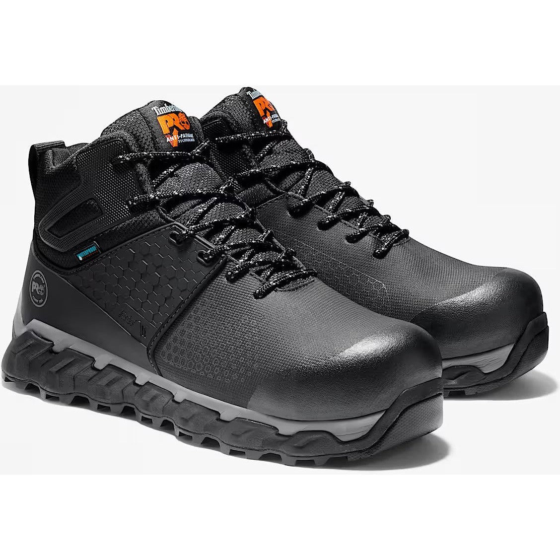 Timberland Pro Men's Ridgework Composite Toe WP Work Boot- Black- TB1A1KBW001 - Overlook Boots