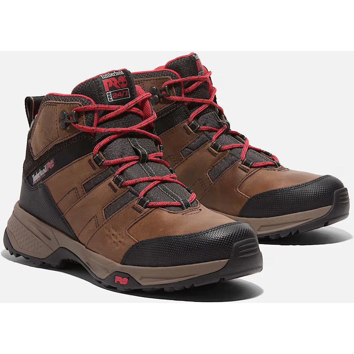 Timberland Pro Men's Switchback LT Steel Toe Hiker Work Boot- Brown- TB0A6183214 - Overlook Boots