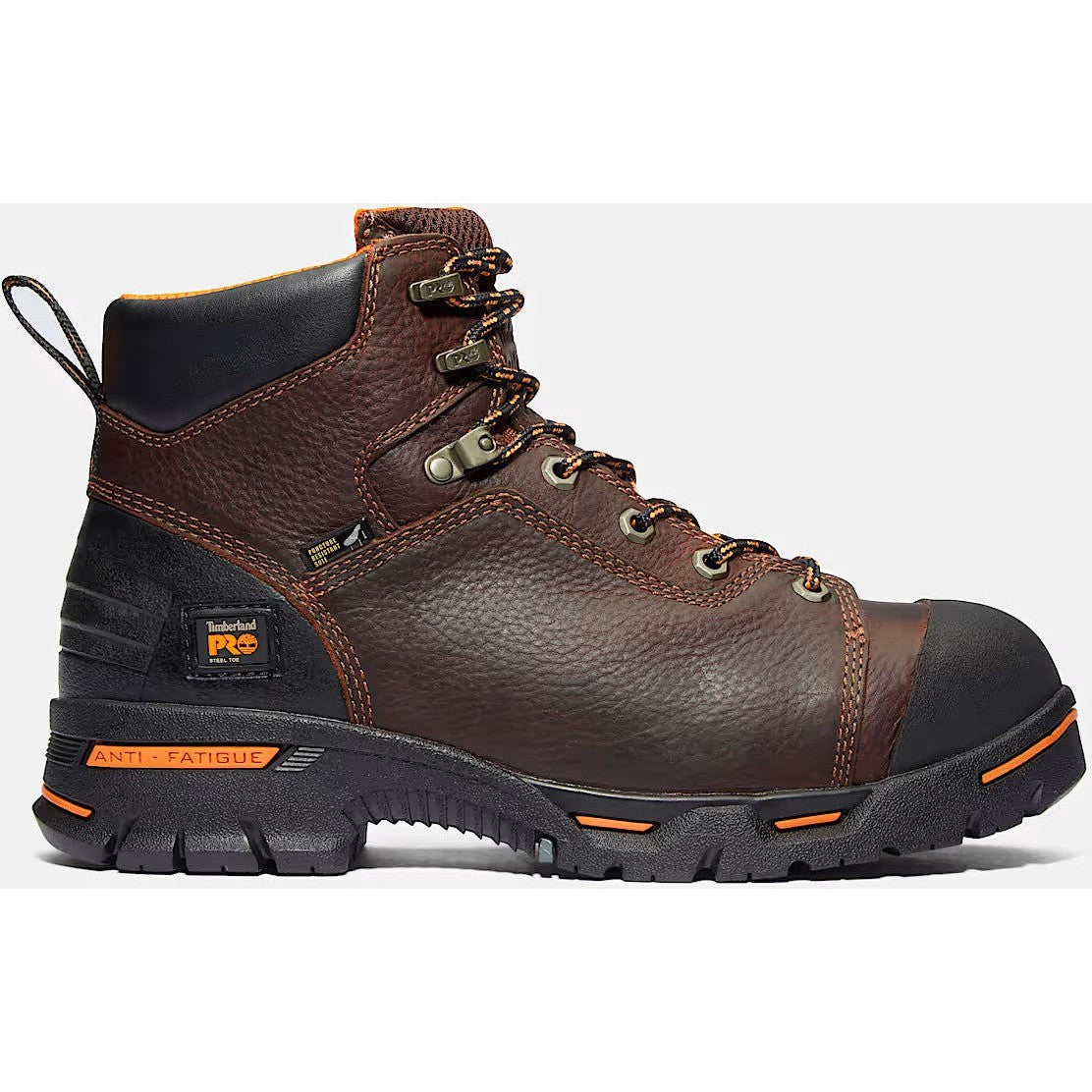 Timberland Pro Men's Endurance 6" Steel Toe WP Work Boot- Brown- TB152562214 7 / Medium / Brown - Overlook Boots