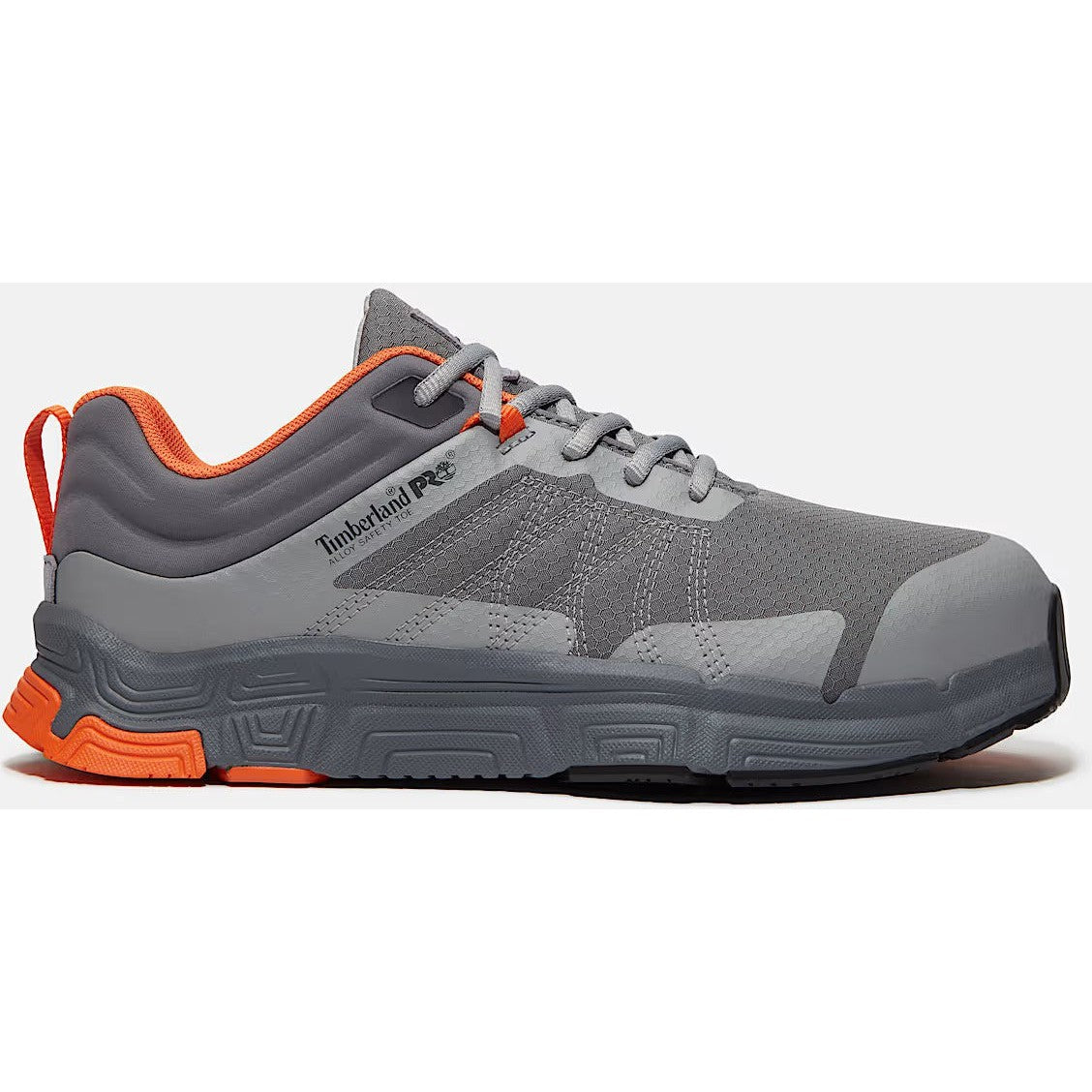 Timberland Pro Men's XR-1 Dynamic Natural Alloy Toe Sneaker Work Shoe- Grey- TB0A67JKEEG 7 / Medium / Grey/Orange - Overlook Boots