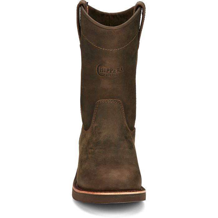 Chippewa Men's Classic 2.0 10" Wellington Work Boot - Brown - NC2075  - Overlook Boots